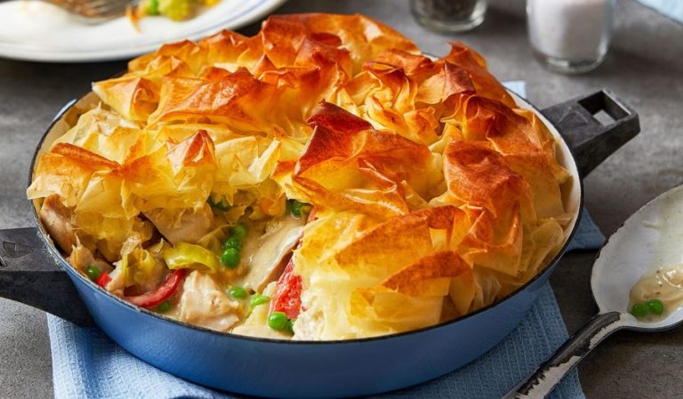 Chris Bavin Chicken Pie | One-pan Midweek Recipe