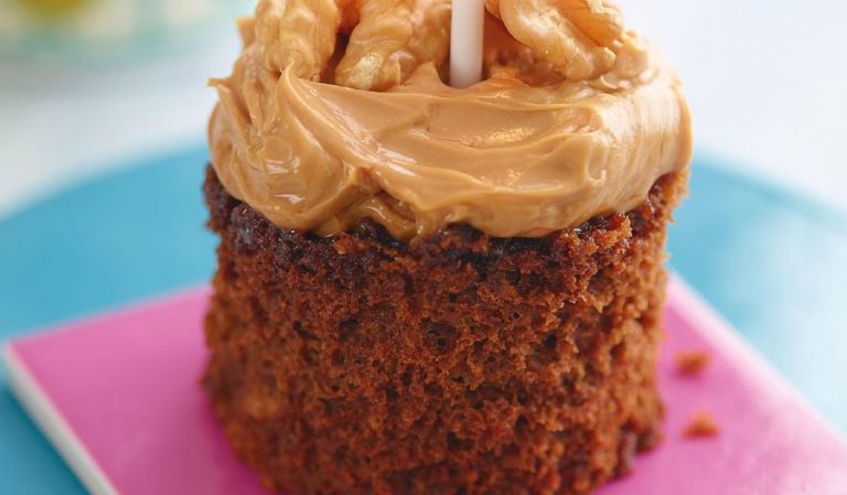 Mug Coffee & Walnut Cake | Microwave Bake Recipe