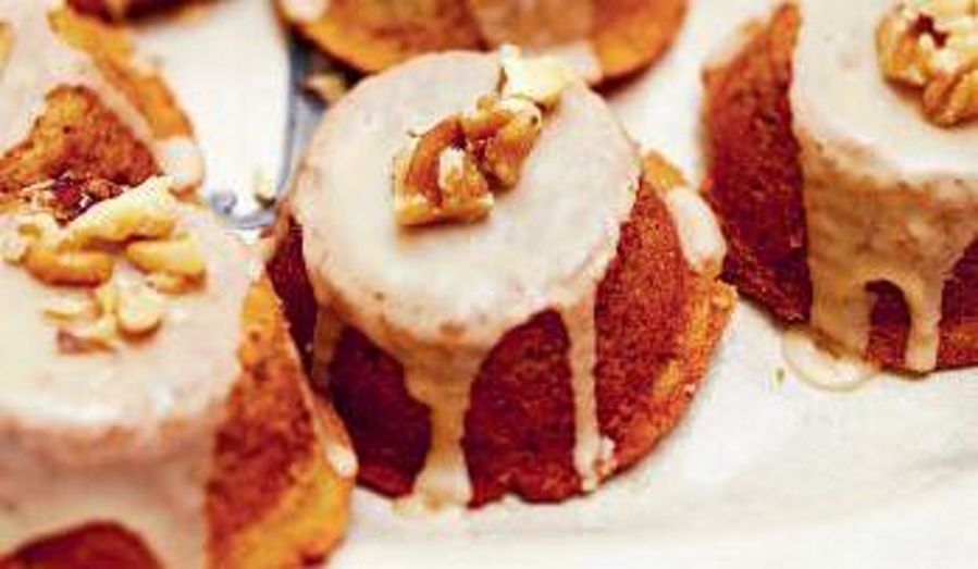 Coffee Cardamom Walnut Cakes from The Violet Bakery Cookbook