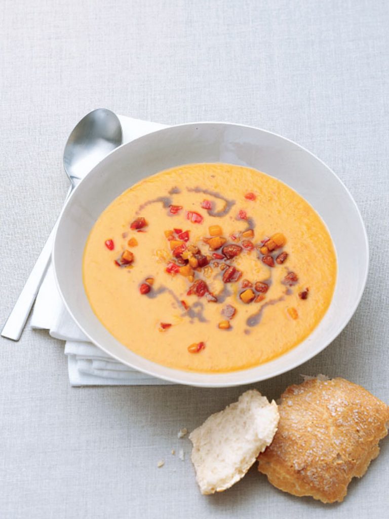 Butternut Squash and Chorizo Soup