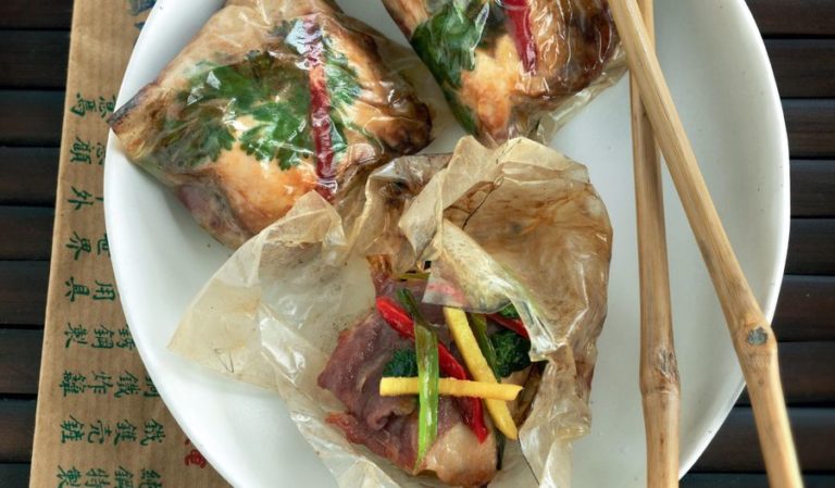 Paper-wrapped Chicken