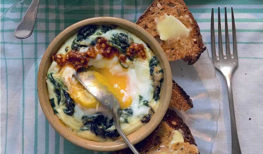 Baked Eggs with Sumac