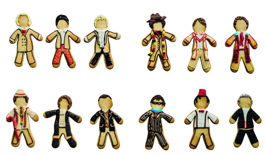 Doctor Who Character Cookies