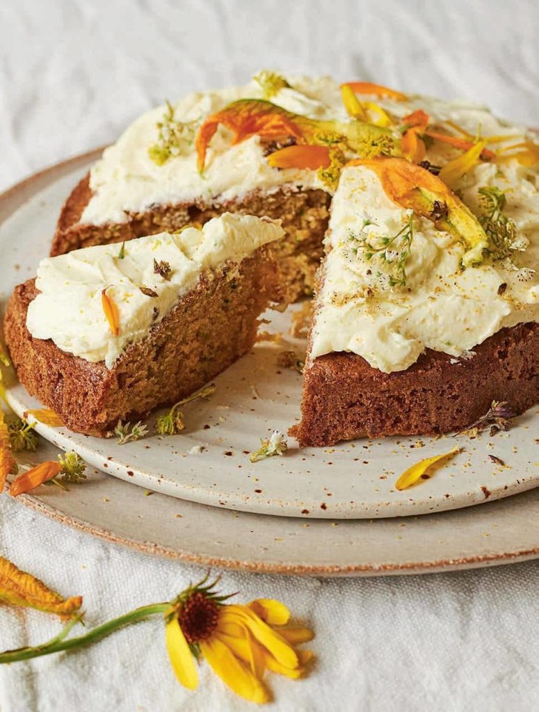 Courgette Cake with Lime Buttercream