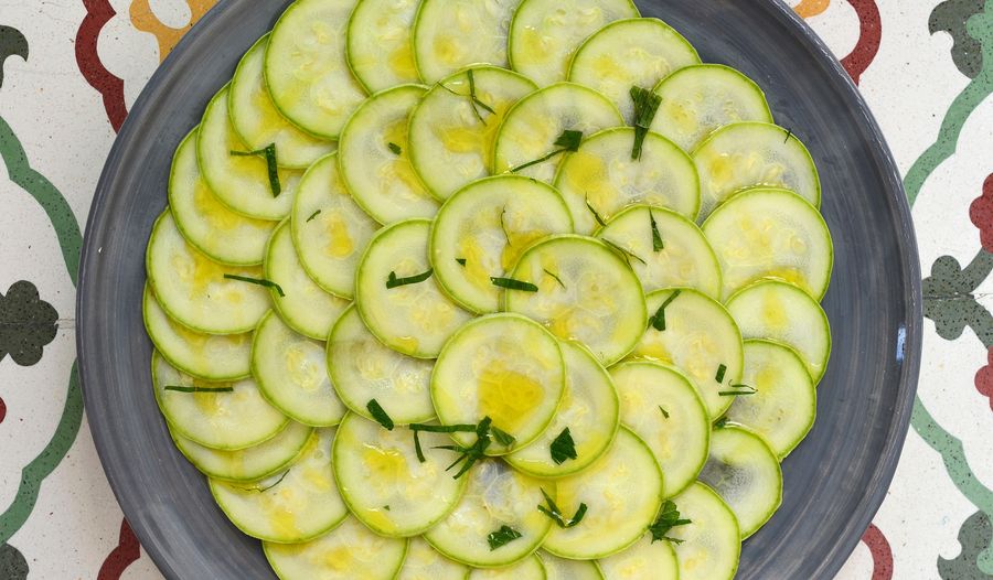 Raw Courgette Salad | Italian Summer Recipe