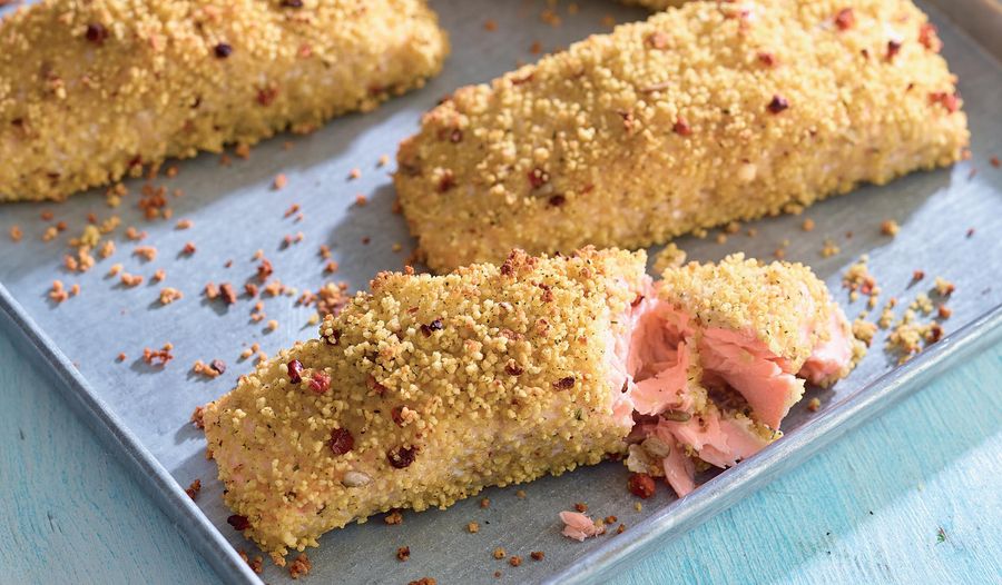 Couscous-coated Salmon