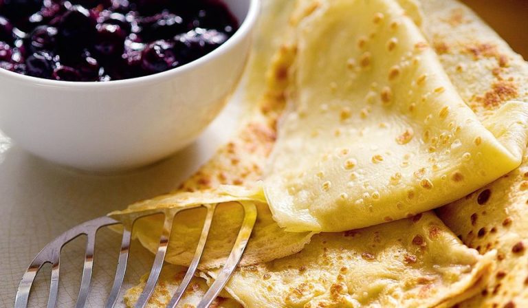 Blueberry and Honey Pancakes
