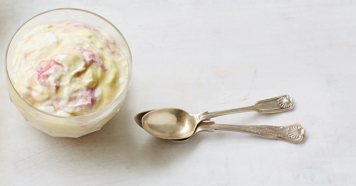 Rhubarb and Custard Fool