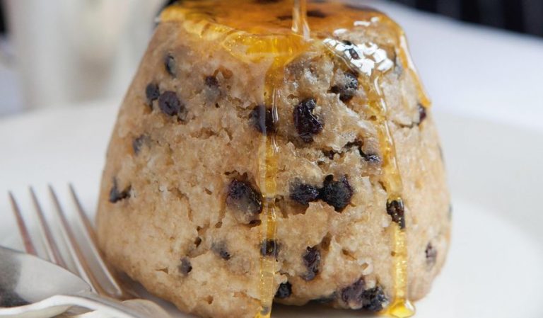 Spotted Dick with Butter