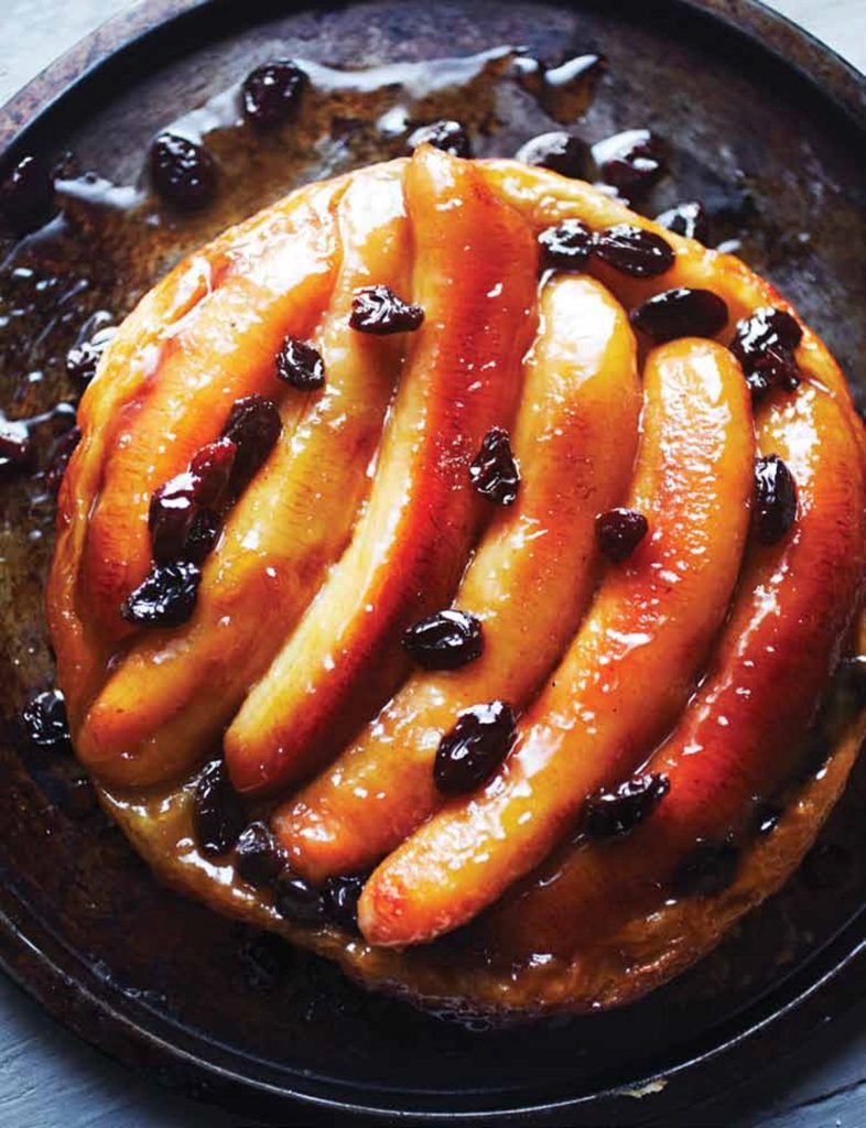 Toffee Banana Tarte Tatin