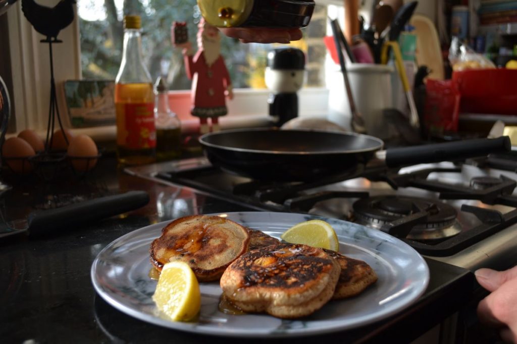 Christmas Morning Sweet Cranberry Pancakes