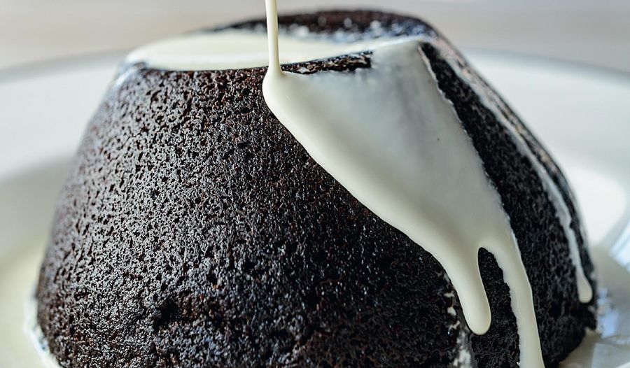 Milk Stout and Chocolate Steamed Pudding