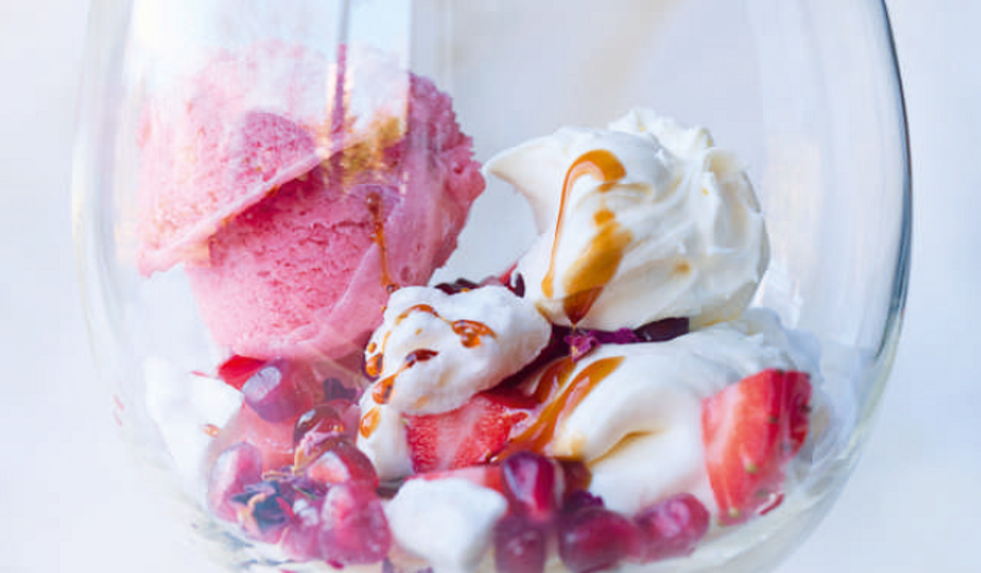 Strawberry and Rose Mess from Ottolenghi's Nopi: The Cookbook