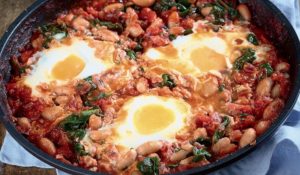 Tomato and Spinach Baked Eggs Recipe | Eat Well For Less