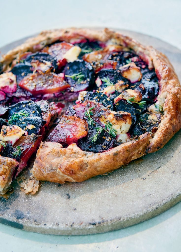 Beetroot and Feta Galette with Za’atar and Honey