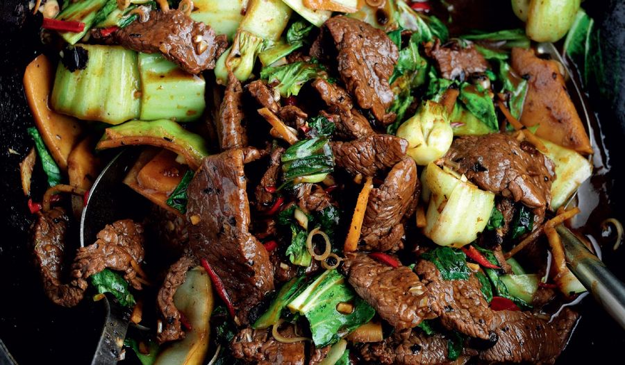 Stir-Fried Beef with Black Beans