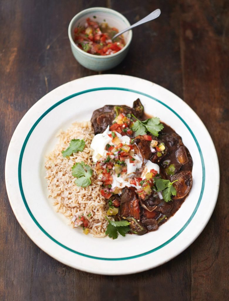 Smoky Veggie Feijoada Black Beans, Squash, Peppers and Okra