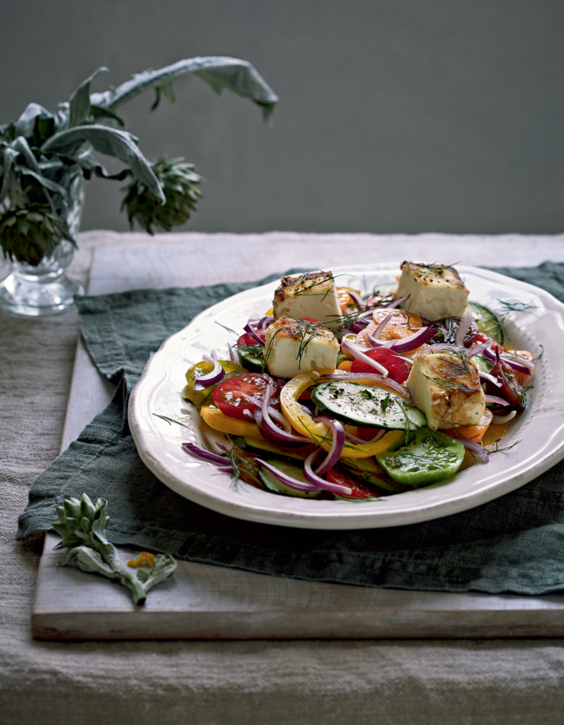 Big Fat Greek Salad with Jassy’s Fried Feta