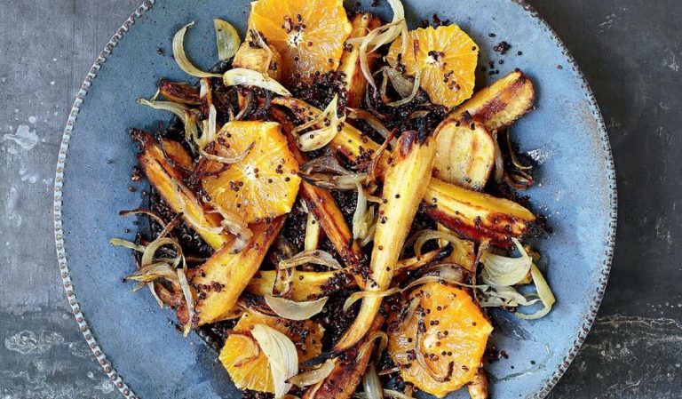 Honeyed Parsnip Quinoa with Chilli