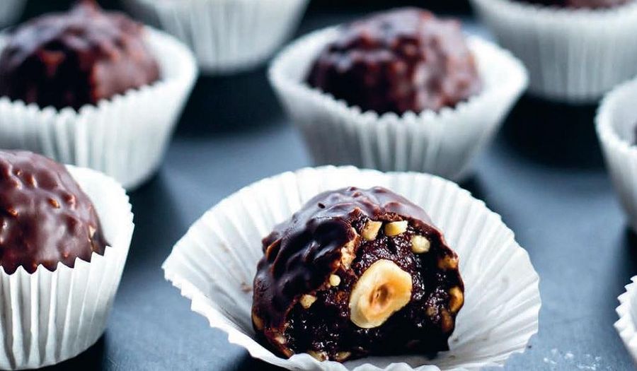 Chocolate and Hazelnut Truffles from The Foodie Teen cookbook