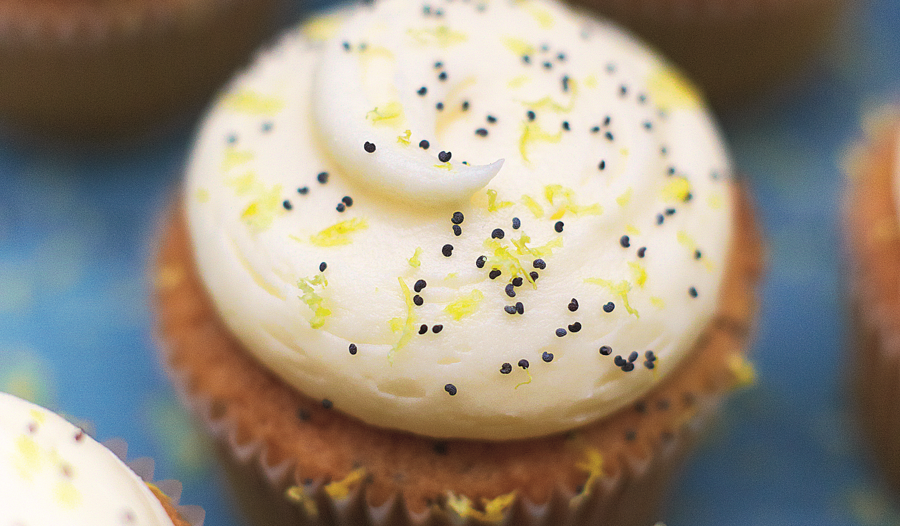 Lemon and Poppy Seed Cupcakes | Jamie Oliver's Food Tube The Cake Book