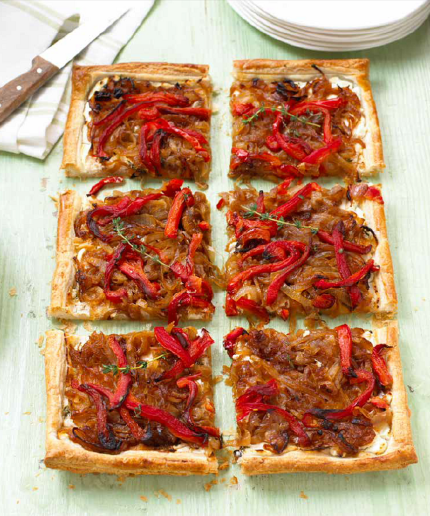 Goat’s Cheese, Thyme, and Onion Marmalade Galette