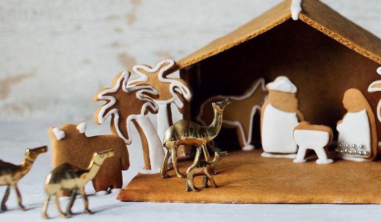 Homemade Gingerbread Nativity Scene Recipe for Christmas