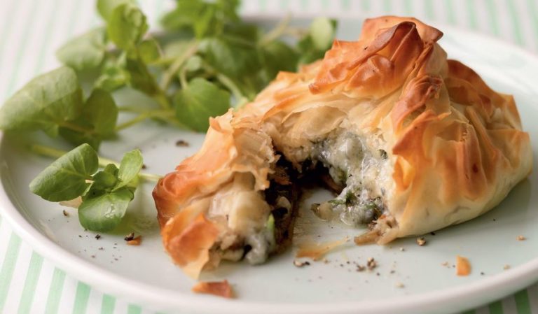 Mushroom and Gorgonzola Twists