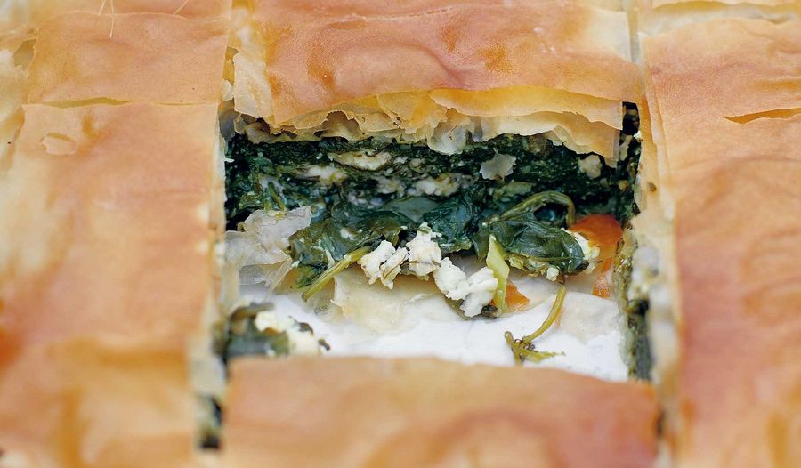 Authentic Greek Cypriot Spanakopita Recipe | Spinach & Feta Pie