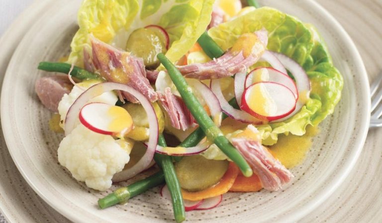 Smoked Ham and Piccalilli Salad