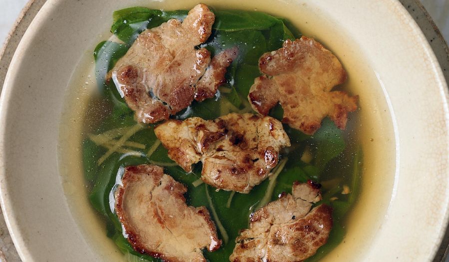 Pork and Ginger Soup | Easy Chinese Broth Recipe