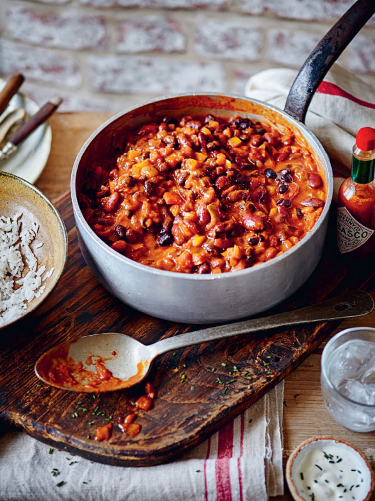 Double Bean Roasted Pepper Chilli