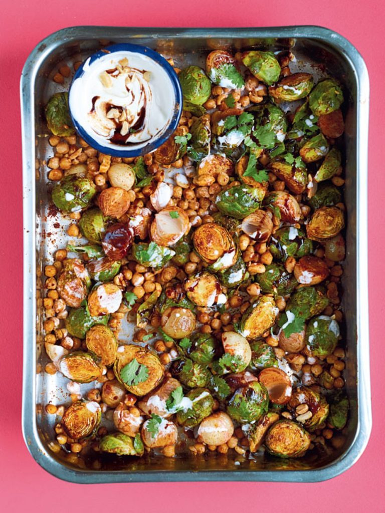 Crispy Tamarind Sprouts with Peanuts and Shallots