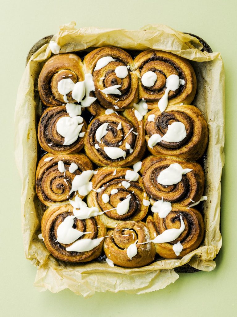 Cinnamon Buns with Cream Cheese Icing