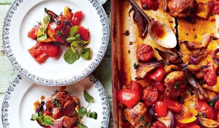 Jamie Oliver's Hit and Run Traybaked Chicken Recipe