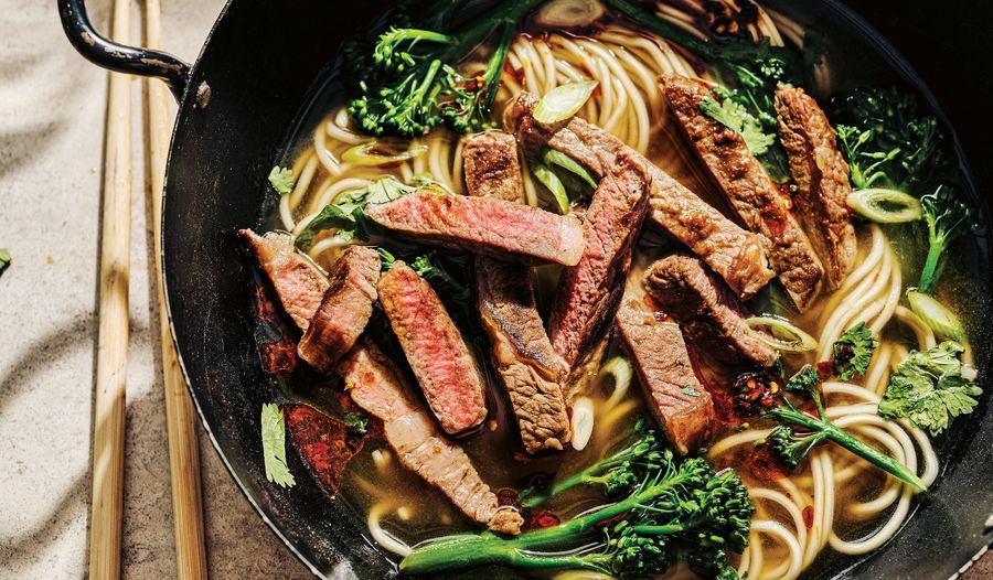 Hong Kong Street Beef Noodle Soup | Quick Noodle Wok Recipe