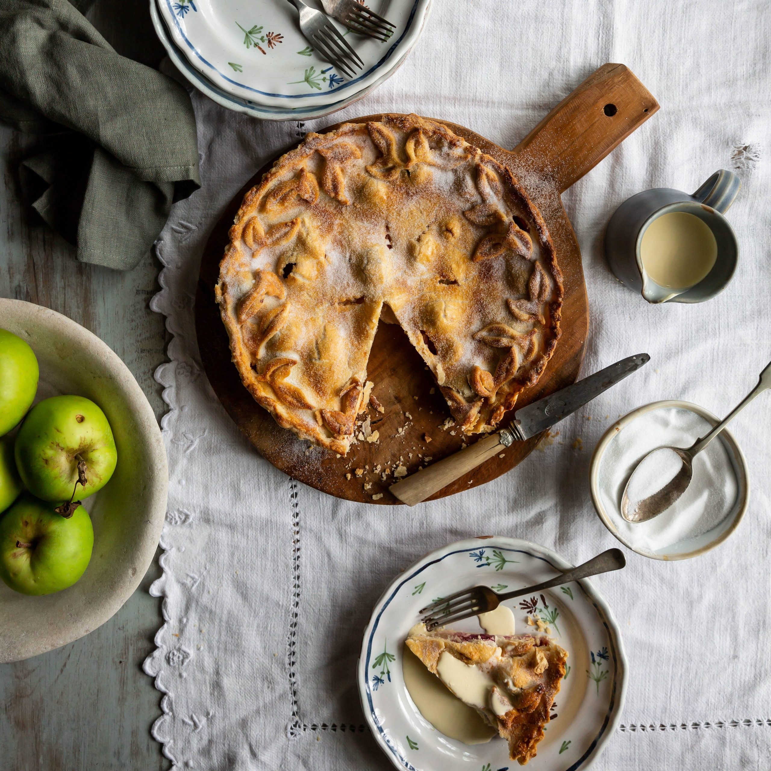 Irish Apple And Blackberry Tart | Pie Recipe