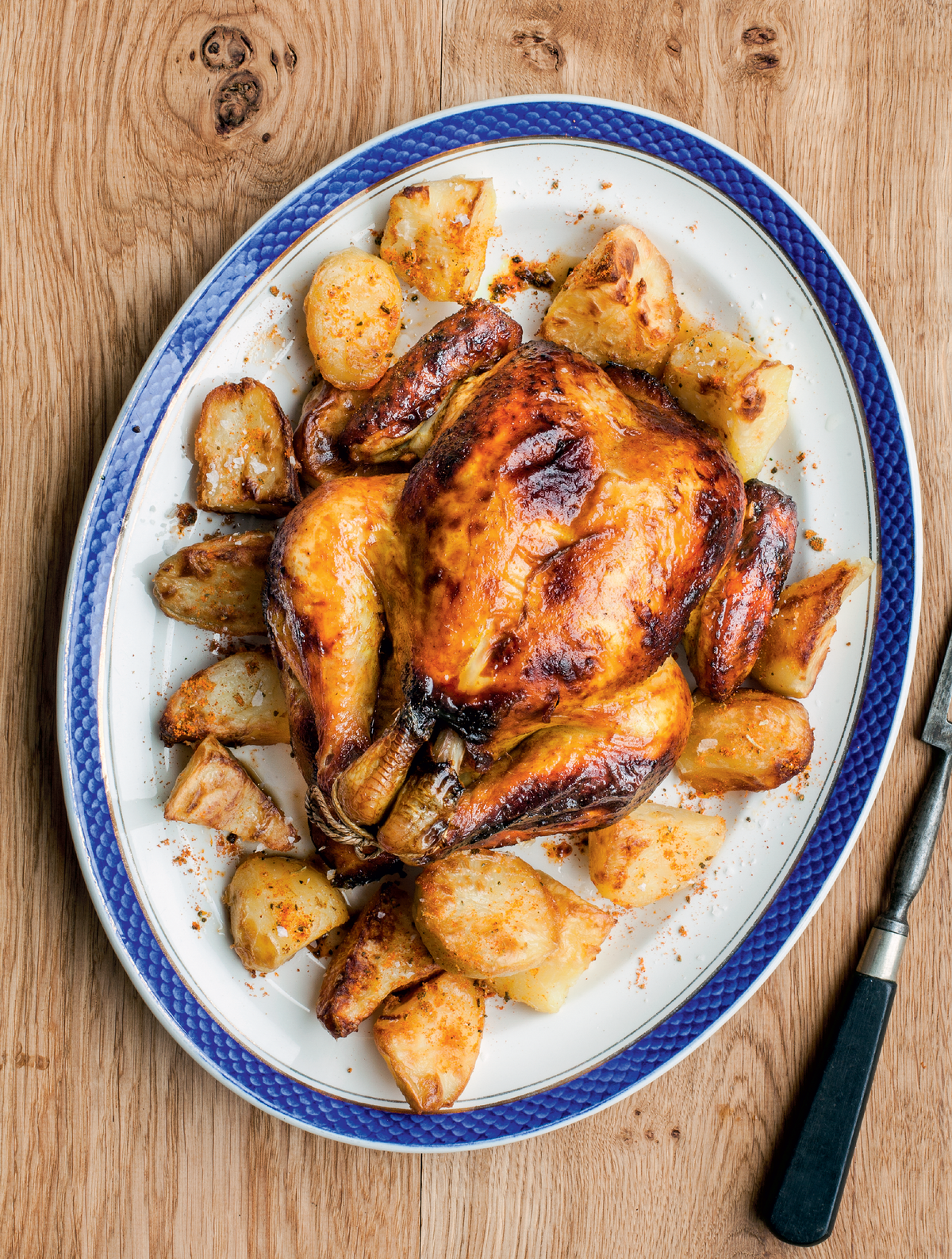 Cyrus’s Honey-Roasted Chicken with Outstanding Roasties
