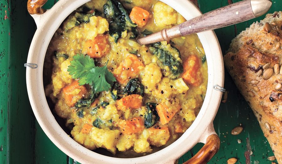 Indian Lentil-Cauliflower Soup