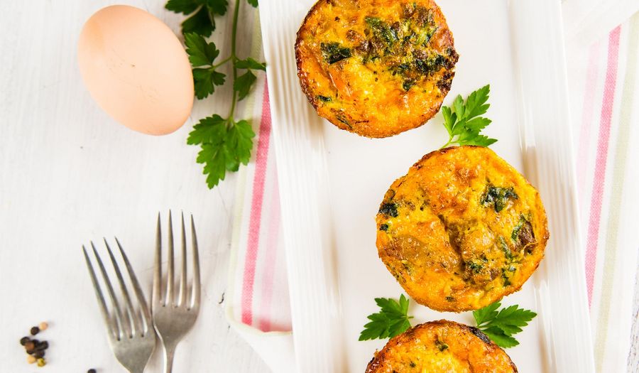 Spinach-Egg Muffins
