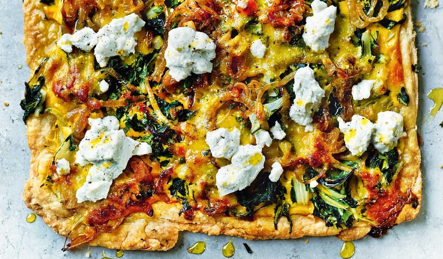 Italian Short-crust Pastry Tart with Spinach and Ricotta Recipe
