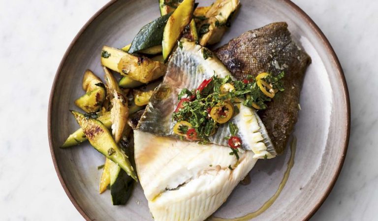 Jamie Oliver's 5-Ingredient Crispy Skin Lemon Sole Recipe