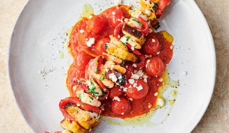 Jamie Oliver Garlic Prawn Kebabs | Channel 4 Keep Cooking Family Favourites