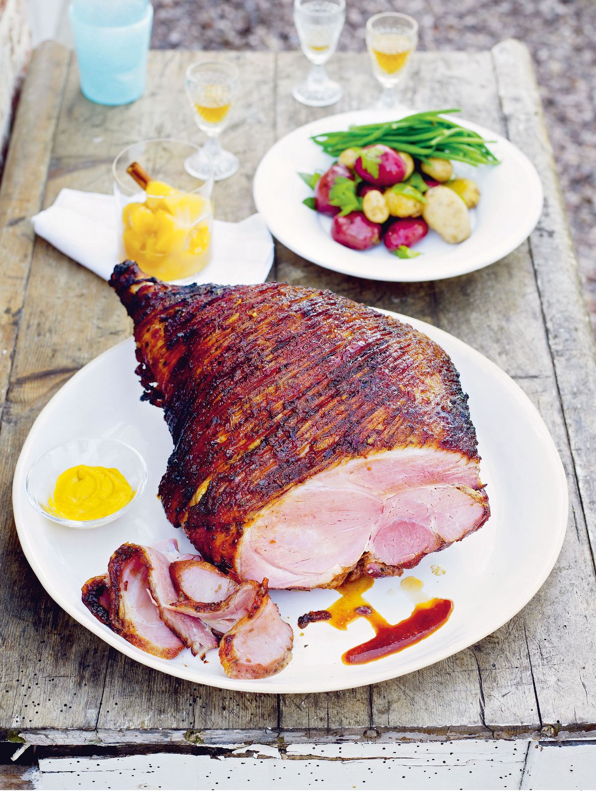 Jamie Oliver’s Jerk Ham, Rubbed with Spices and Glazed with Rum-Spiked Marmalade