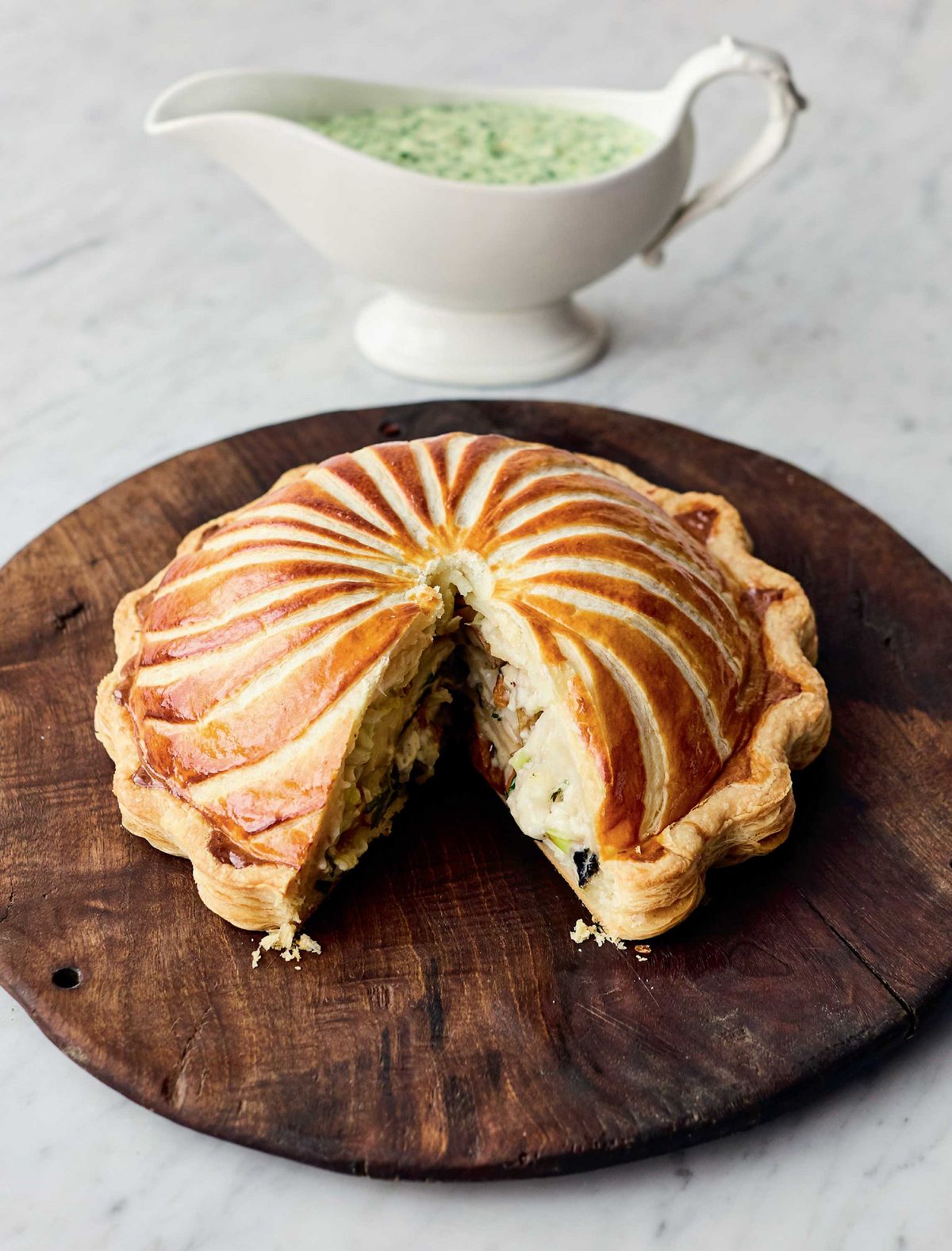 Jamie Oliver’s Vegetarian Pithivier Pie