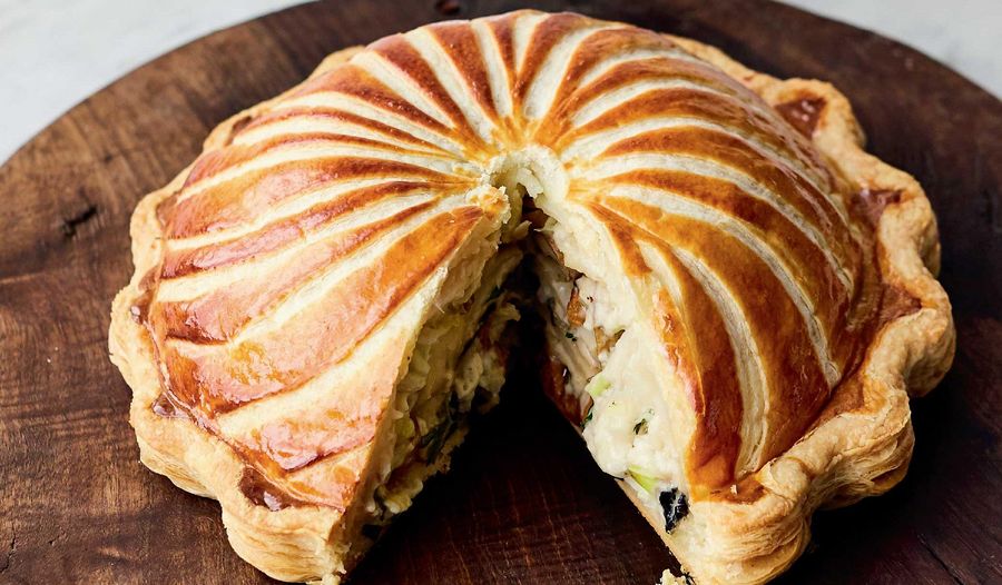 Jamie Oliver's Vegetarian Pithivier Pie | Christmas Recipe