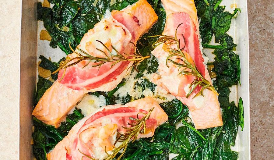 Jamie Oliver Prawn-Stuffed Salmon | Channel 4 Keep Cooking Family Favourites