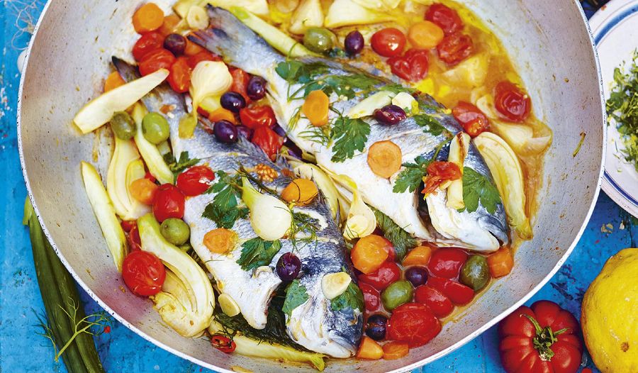 Jamie Oliver's Fish in Crazy Water (Acqua Pazza) Recipe | Jamie Cooks Italy