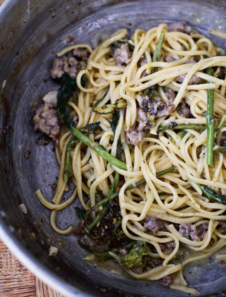 Jamie Oliver’s Sausage Linguine