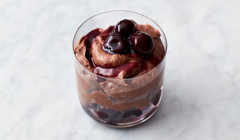 Jamie Oliver's Cherry Chocolate Mousse